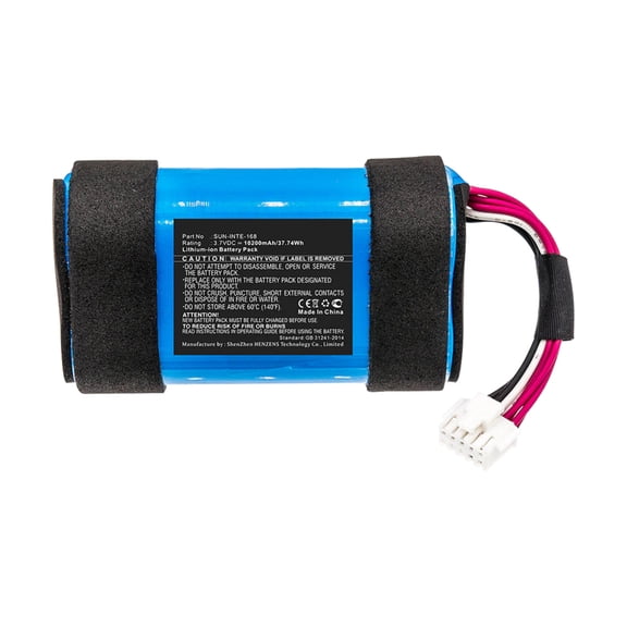 Batteries N Accessories BNA-WB-L12825 Speaker Battery - Li-ion, 3.7V, 10200mAh, Ultra High Capacity - Replacement for JBL SUN-INTE-168 Battery