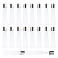 thumbnail image 1 of Envases de brillo labial AJLTPA, 50 unidades, 15 ml, recargables, plateados, 1 of 4