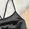 thumbnail image 5 of RQYYD Womens Satin Lingerie Nightgown Lace Splicing Sexy Backless Chemise Slip Silk Negligee Nightie Babydoll Sleepwear, 5 of 6