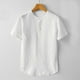 thumbnail image 4 of pstuiky Mangas cortas para hombre, Camisas casuales de verano para hombre, de color liso, ajustadas, de manga corta y cuello redondo camisetas de hombre l, 4 of 4