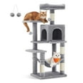 thumbnail image 1 of Torre para gatos Feandrea Cat Tree de 112 cm con rascadores y hamaca, 1 of 9