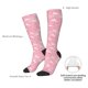 thumbnail image 4 of Fotbe Pink Flamingos and Flowers Calcetas Divertidas Estampadas para Hombre y Mujer, Calcetas de Algodón hasta la Rodilla para Caminar, Correr, Enfermería y Embarazo, 4 of 6