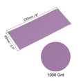 thumbnail image 2 of 5 Pack Purple Sanding Sheets 1000 Grit 9" x 3.7" Aluminum Oxide Sandpapers Wet Dry Polish, 2 of 5