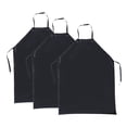 thumbnail image 1 of 3PCS Delantal impermeable Delantal de cocina a prueba de grasa Delantal resistente a ácidos y álcalis Delantal de PVC multiusos para uso en restaurantes domésticos Negro, 1 of 7