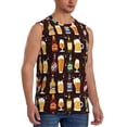thumbnail image 2 of Balery Beer Bottles1 Camisetas sin mangas para hombre, absorbe la humedad y protege contra el mal olor.-X-Large, 2 of 7