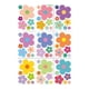 thumbnail image 2 of Pegatinas de pared de flores coloridas, 9 unidades, PVC, impermeables, para dormitorios infantiles, cabeceros, armarios, decoración de aulas de guardería, decoración educativa para salas de juegos., 2 of 8