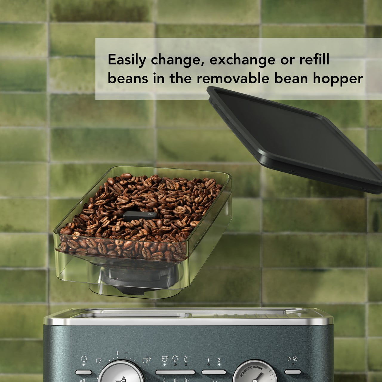 KitchenAid Semi Automatic Espresso Machine with Burr Grinder, KES6551
