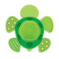 thumbnail image 6 of Nuby Teethe N' Pop Sensory Play Teether for Infants, Green Turtle Baby Teether, 6 of 9
