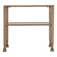 thumbnail image 3 of SEI Furniture Jaymes Tempered Glass Bunching Cocktail Table in Soft Gold, 3 of 3