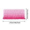 thumbnail image 1 of Elegant Adjustable Length Cake Skirt For Wedding Birthday Party Decorations With Fabric Design, 1 of 2