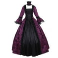 thumbnail image 4 of UPPADA Plus Size Victorian Dress for Women Lace Up Flare Sleeve Ball Gown with Corset Evening Party Maxi Gowns Vintage Cocktail Dress Wedding Dresses, 4 of 6