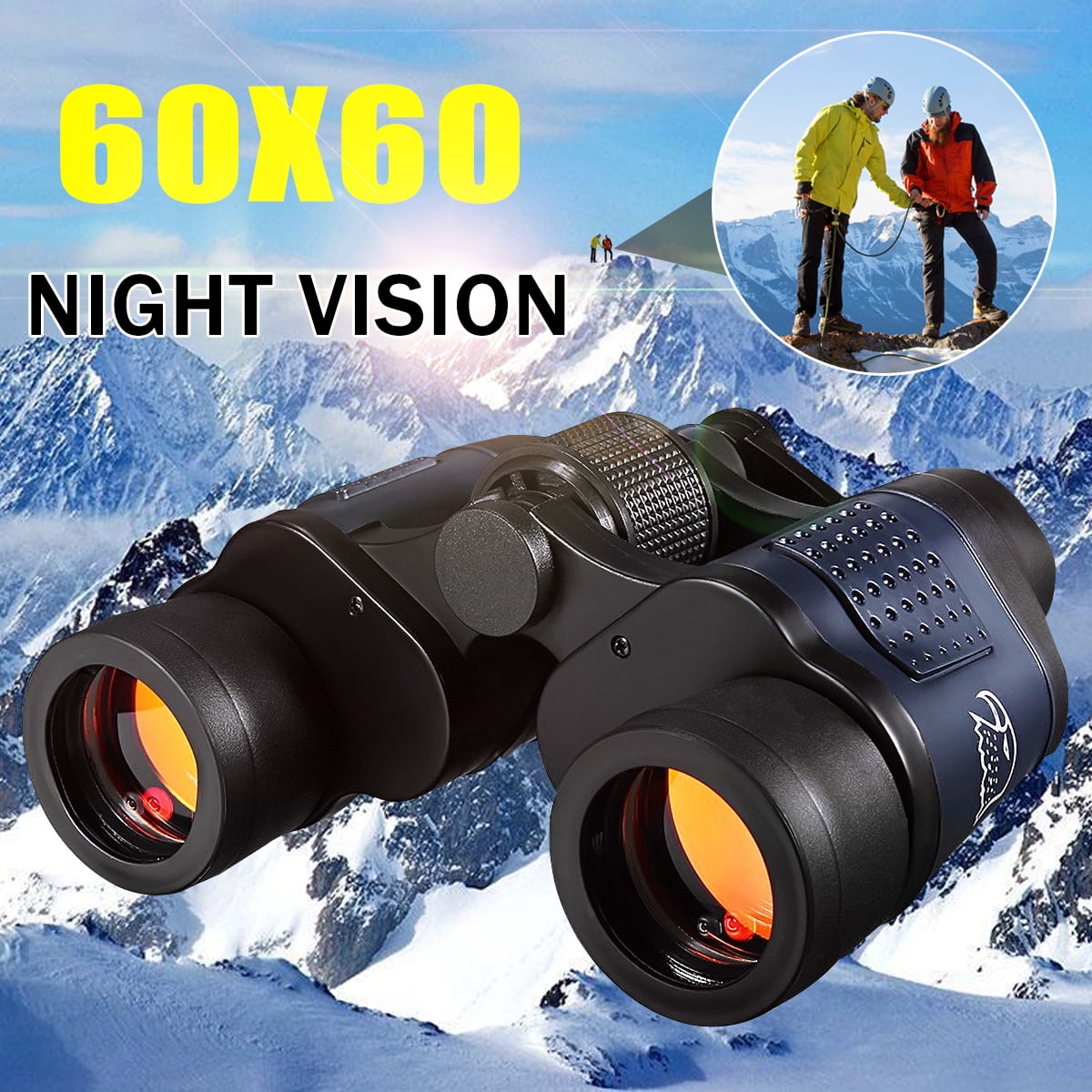 60x60Zoom Waterproof High Power Definition Outdoor Hunting Binoculars Telescopes by