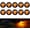 10pcs Amber, variant on LINLIN 3/4" Round LED Front Rear Side Marker Indicators Light Waterproof Bullet Clearance Marker Light 12V for Car Truck