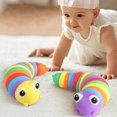 thumbnail image 2 of Slug Decompression Toys Educational Venting Caterpillar Children Venting Rainbow, 2 of 7