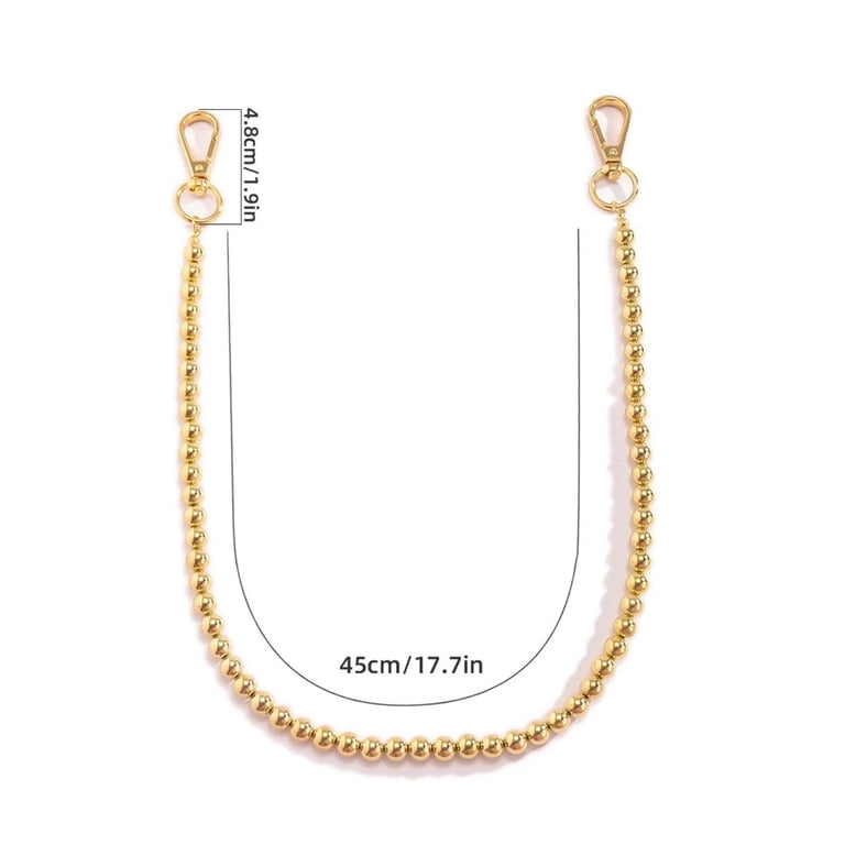 CIYISON Simple Imitation Pearl Waist Chain Men Vintage Metal  display picture 3