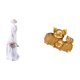 thumbnail image 5 of Escultura Moderna De Porcelana De Dama Y Cerdo De La Suerte, Estatua Nórdica De Niña Y Animal Para Estante, Escritorio, Armario, Estantería, Entrada, Centro De Mesa, Decoración., 5 of 8