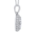 thumbnail image 3 of KATARINA Prong Set Diamond Fashion Pendant Necklace in 14K White Gold (5/8 cttw), 3 of 4