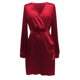 thumbnail image 5 of Vestido elegante de mujer con cuello en V abotonado, mezcla de lino y abertura - Sin mangas, corte en A, tejido transpirable - Tallas S-XL, informal a semiformal, 5 of 5