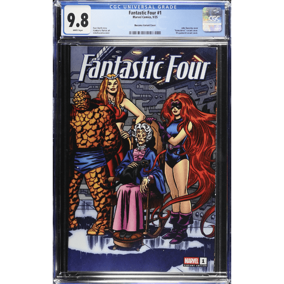Fantastic Four 1 CGC Universal Series 9.8 John Buscema 1:50 Ratio Variant Cover