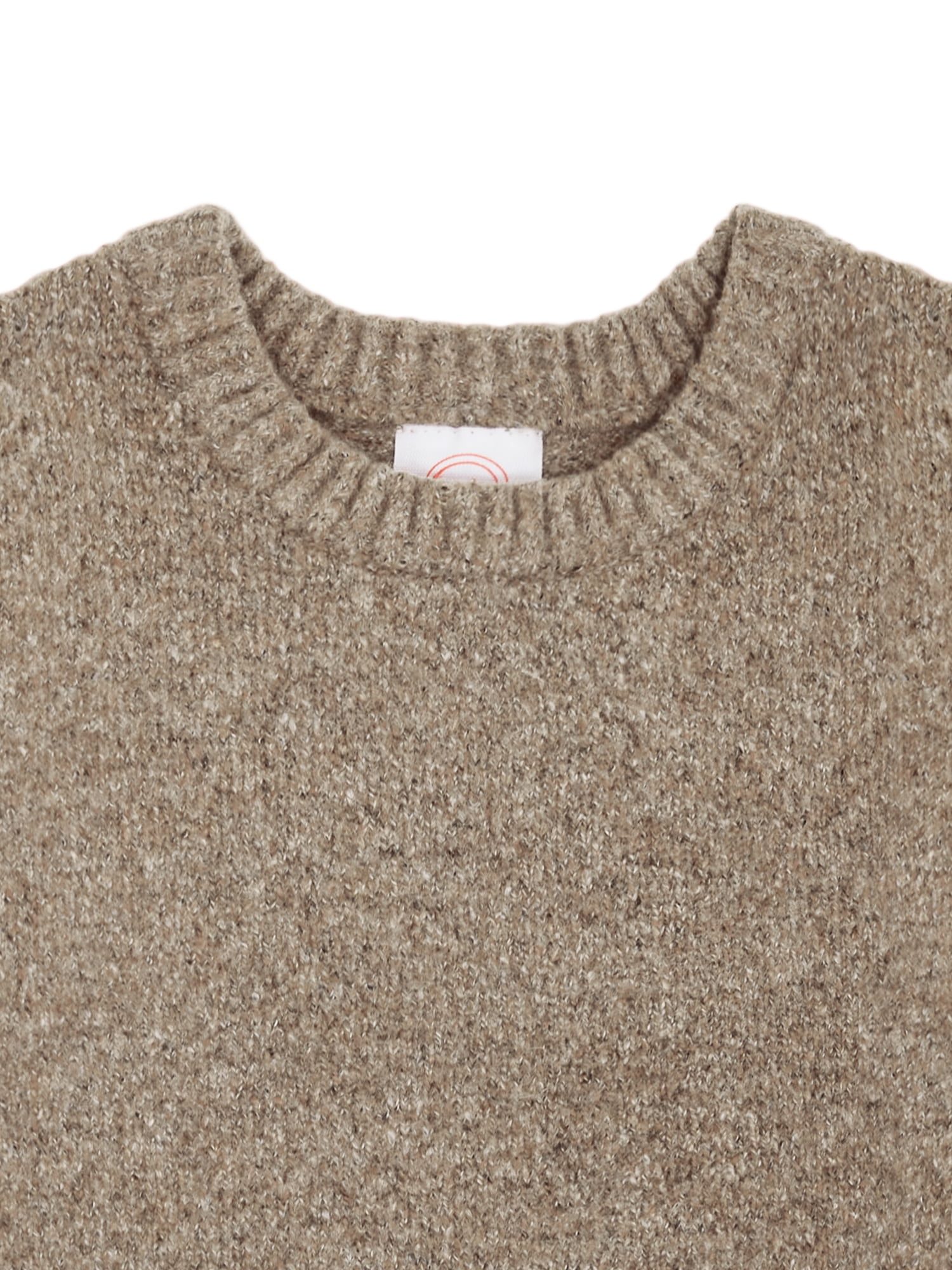 Wonder Nation Toddler Boys Marled Crewneck Sweater, Sizes 12M-5T