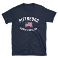 thumbnail image 1 of Pittsboro North Carolina Patriot Men's Cotton T-Shirt, 1 of 1