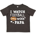 thumbnail image 3 of Inktastic I Watch Football with My Papa Boys Toddler T-Shirt, 3 of 5