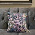 thumbnail image 5 of Amrita Sen Designs CAPL943FSDS-ZP-16x16 16 x 16 in. Tulip Bouquet Suede Zippered Pillow with Insert - Pink, Silver & Gold, 5 of 5