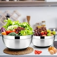 thumbnail image 2 of Walchoice Mixing Bowls with Lids Set of 5, Stainless Steel Nesting Bowls for Baking Serving Preparing, Include 7/3.5/2.5/2/1 QT Metal Bowls - Black, 2 of 7