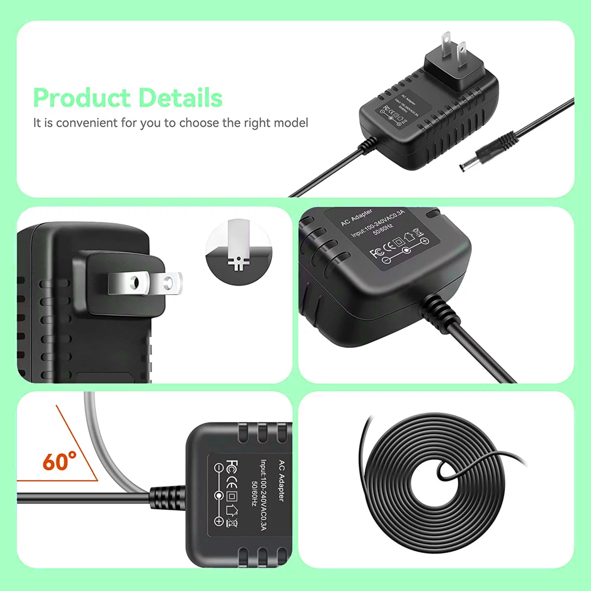 FITE ON WALL CHARGER AC Adapter Compatible with Matco Tools MaxLite automotive diagnostic Scanner