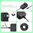 thumbnail image 3 of FITE ON 12V AC Adapter Charger Compatible with Crosley USB TurnTable Turn Table ReCord Player Power, 3 of 5