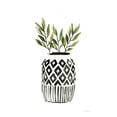 thumbnail image 3 of Charro, Mercedes Lopez 11x14 Black Modern Framed Museum Art Print Titled - Geometric Vases II Green, 3 of 5