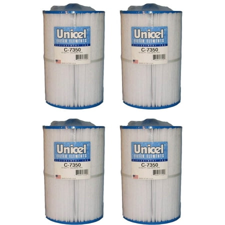 4) Unicel C-7350 Replacement Cartridge Filters 50 Sq Ft Caldera Spas New Style