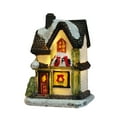 thumbnail image 4 of Visland Christmas Winter Village Houses, with LED Light Up, Mini Christmas Figurines Accessories for Villages Landscape Accessory Set, 4 of 8