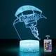 thumbnail image 1 of Lámpara de mesa LED con ilusión 3D - 16 colores cambiantes - Decoración de regalo con botón táctil y control remoto - Personaje volador, 1 of 5