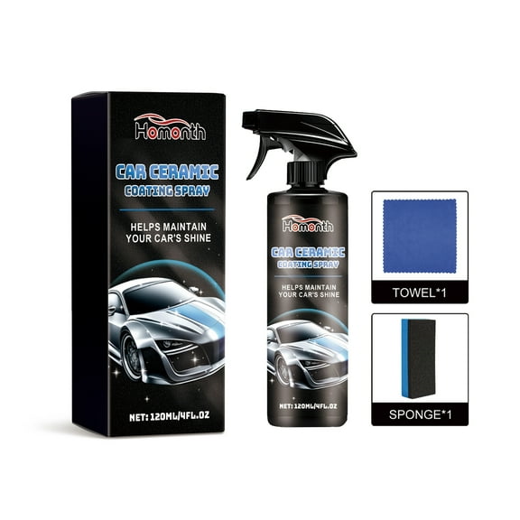 Homonth Automotive Ceramic Coating Spray, car refurbishment, car paint brightening, decontamination, polishing, refurbishment ceramic spray