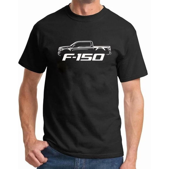 2021 2022 Ford F150 Pickup Truck Classic Outline Design Tshirt NEW