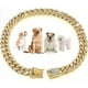 thumbnail image 1 of Collares Personalizados Para Perros Y Gatos, Cadena Dorada C, 1 of 1
