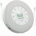thumbnail image 1 of YOPTOP Lecteur CD Portable Multifonction - Réglage de Vitesse de Lecture Rechargeable, Répétition A-B, Sortie USB AUX, Haut-Parleur Stéréo, Blanc, 1 of 6