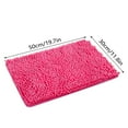 thumbnail image 3 of Cozival Bathroom Carpet - Absorbent Chenille Bath Mat - Soft, Furry & Thickened - Machine Washable & Reusable - Non-Slip & Quick Drying - Perfect for Living Room, Bathroom Floor & Shower Area, Pink, 3 of 9