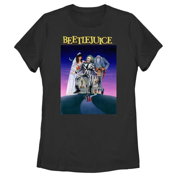 Women's Beetlejuice Classic Poster Graphic T-Shirt