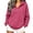 Hot Pink, variant on Smsaxvxz Half Zipper Oversized Sweatshirts for Women Casual Long Sleeve Shirts Solid Pullover Tops Fashion Fall Outfits Mint Green XL