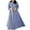 Blue 199, variant on Henpk Summer Dresses for Women Striped T Shirt Dress Casual Midi Dress Short Sleeve Sundress with Pockets Fashion Casual Sexy Pockets Printing Summer Button Long Sleeve Dress Blue XL