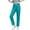 Sky Blue, variant on Women's Pants, Medical Scrub Pants for Women, 2025 Wide Leg Jogger Scrub Pants Drawstring Elastic Waist Pull-On Cargo Trousers