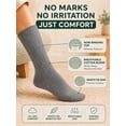 thumbnail image 2 of Comfello Diabetic Socks Crew for Men & Women – 12 Pairs of Non-Binding Neuropathy Socks, 2 of 7