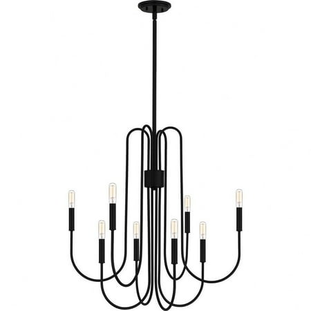 

8 Light Chandelier in Modern Style-28.75 inches Tall and 28 inches Wide-Mystic Black Finish Bailey Street Home 71-Bel-4926334