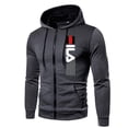 thumbnail image 4 of Sudadera con capucha para hombre Sudadera con capucha y cremallera Sudadera gráfica con bolsillo con cremallera Estampado de lunares Deportes al aire libre Casual Sudaderas con capucha diarias Sudader, 4 of 4