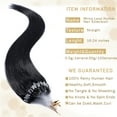 thumbnail image 3 of SEGO 100% Real Remy Human Hair Extensions Thick Micro Loop with Invisible Band Hair Micro Ring Beads Hair Black/Blonde Cleanrance, 3 of 7