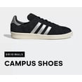 thumbnail image 1 of Ad-id-as Originals Campus 80S Core Black Silver Off White Men Casual Shoes GX7330, 1 of 5