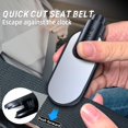thumbnail image 3 of Window Breaker Seat Belt Cutter, Emergency Hammer, Seat Belt Cutter and Emergency Window Breaker Hammers, Car Safety Window Breaker, Car Safety Hammer Keychain (Black), 3 of 5