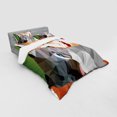 thumbnail image 3 of Ambesonne Animal Bedding Set 3 Pcs, Geometric Mosaic Kitten, Twin, Multicolor, 3 of 3